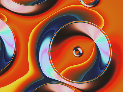 bubble stuff #2 abstract art bubble bubbles chrome colors design filter forge generative illustration