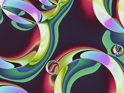 bubble stuff #3 abstract art colors design filter forge generative illustration