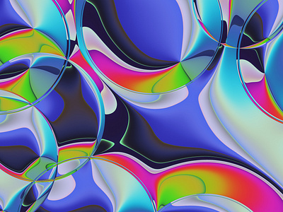 bubble stuff #4 abstract art bubble bubbles chrome colors design filter forge generative generative art illustration