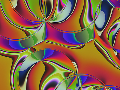bubble stuff #5 abstract art colors design filter forge generative illustration