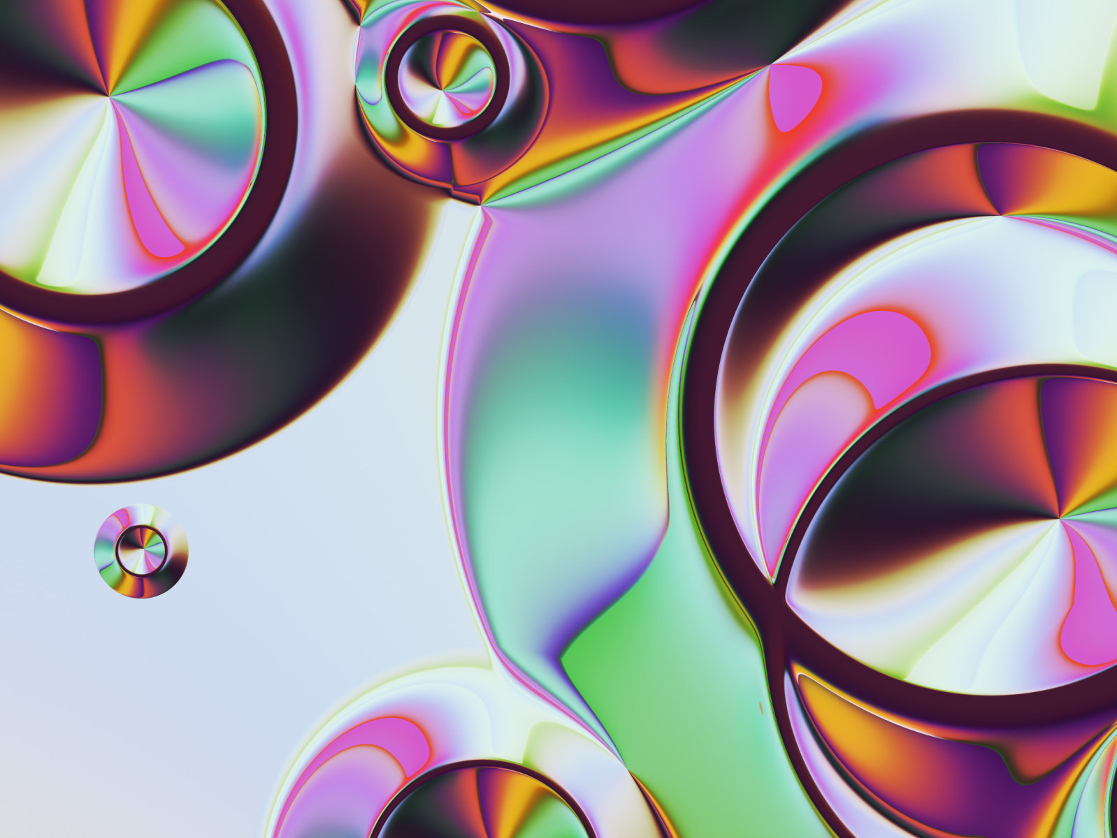 bubble stuff #6 abstract art chrome colors design filter forge generative holo holographic illustration iridescence iridescent rainbow