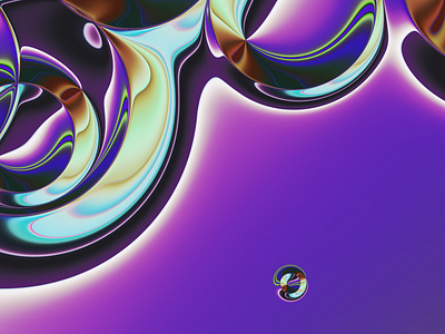 bubble stuff #8 abstract art colors design filter forge generative illustration