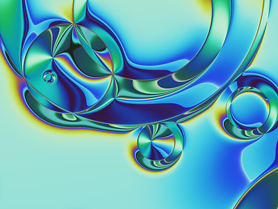 bubble stuff #14 abstract art colors design filter forge generative illustration