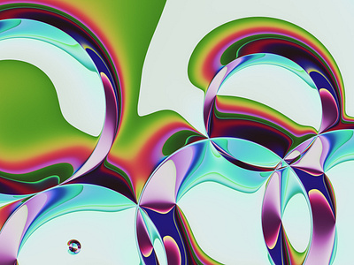 bubble stuff #15 abstract art chrome color colors design filter forge fluid generative illustration liquid