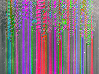 WWP°092 colors digital glitch grey lag pattern rainbow shutdown spectrum weekly work piece wwp