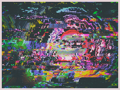 Galaxy abstract art colors error galaxy glitch lag universe