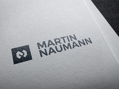 Martin Naumann \ Personal Branding black branding geometric logo minimal mn monogram octagon rebrand selfbranding simple white