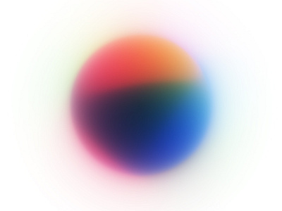 Vibrant Gradient Experiment blur circle colors experimental gradient smooth soft sphere vibrant
