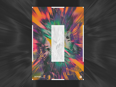 WWP°113 abstract colors experimental piece poster ractengla rectangle rush weekly work wwp