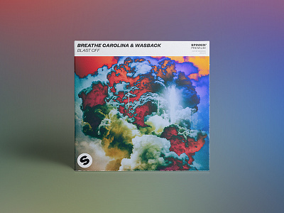 Breathe Carolina & Wasback - Blast Off artwork blast off breathe carolina cover edm music rocket spinnin records wasback