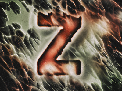 Z / Zombie 36days z 36daysoftype abstract art design filter forge lettering type design typography