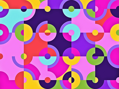 pattern experiment I art circles colorful design filter forge generative generative design geometric pattern seamless