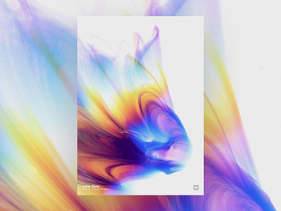 WWP°158 "solar flare" abstract art colors design filter forge generative poster spectrum weekly work piece wwp