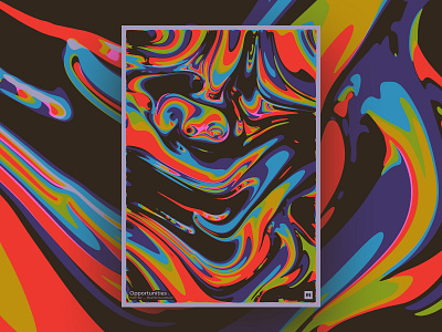 WWP°162 "Opportunities" abstract art colors design filter forge fluid generative illustration pattern vector wwp