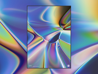 WWP°174 "Holo" abstract art design filter forge generative holographic iridescent wwp