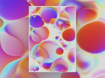 WWP°179 "Tension" abstract art bubbles colors design filter forge generative geometric illustration lavalamp pattern wwp