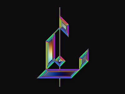 L 36daysoftype abstract art design filter forge generative