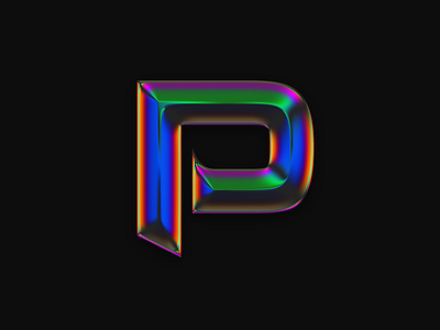 P 36daysoftype abstract art colors design filter forge generative typography