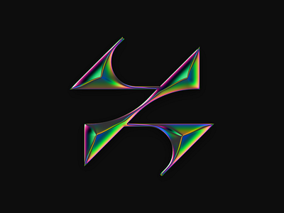 Z 36daysoftype abstract art design filter forge generative geometric typography