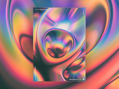 WWP°201 "Approximation" abstract art chromatic aberration colors design filter forge generative illustration iridescent wwp