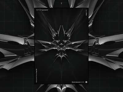 WWP°202 "symmetria" abstract art design filter forge generative geometric rorschach symmetry totem wwp