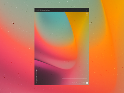 WWP°203 "Inner Horizon" abstract art colors design filter forge generative gradient horizon sunset vibrant wwp