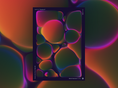 WWP°217 "Tension II" abstract art colors design filter forge generative illustration pattern wwp