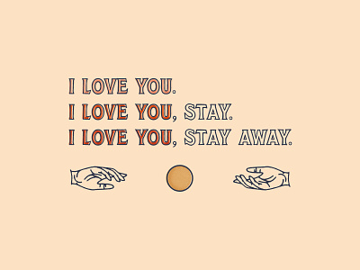 stay away, love covid19 illustration logo pandemic poster tshirtdesign