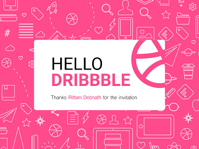 Firts Shot dribbble firstshop flat hello jair