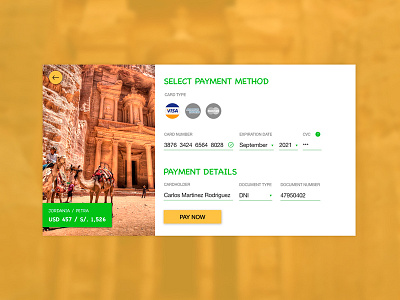 Credit Card checkout - Daily UI #002 card checkout creditcard dailyui jordan payment petra ui ux