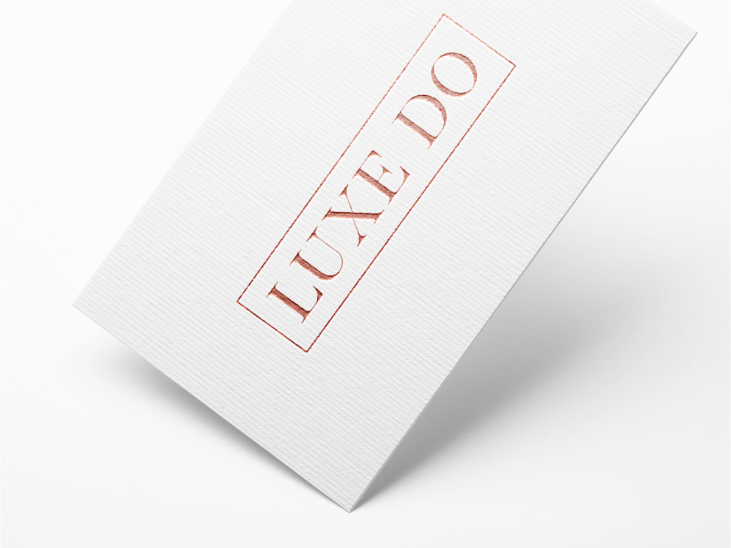 Luxe Do Rose Gold Business Cards By Flint House Dribbble Luxe Do Rose Gold Business Cards Minimal Luxury Print