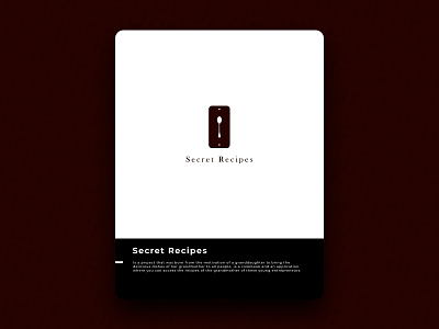 Secret Recipes brand design icon logo