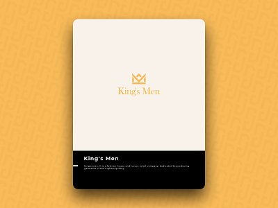 King's Men brand design icon logo