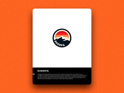 SHERPA brand design icon logo