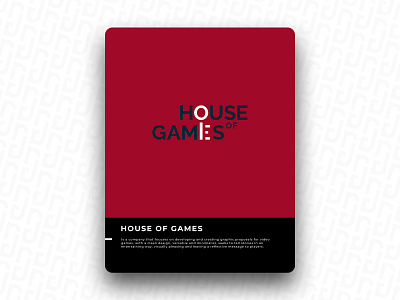 HOUSE OF GAMES