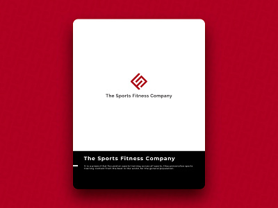The Sports Fitness Company brand design icon logo