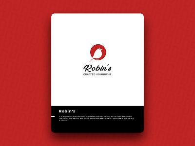 Robin's brand design icon logo