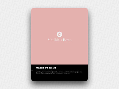 Matilda's Bows