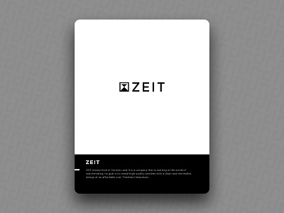 ZEIT brain brand design icon logo time wach