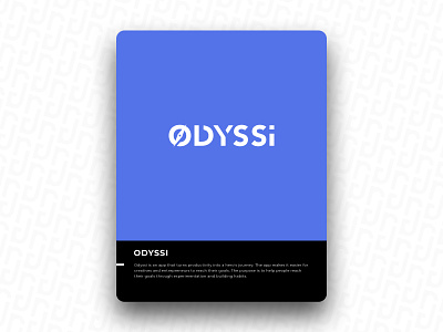 Odyssi brand design icon logo logotype