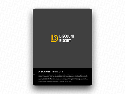 Discount Biscuit brand design icon logo logotype