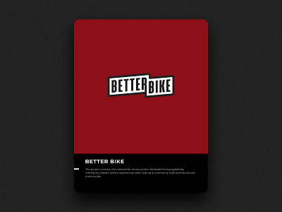 Better Bike brand design icon logo logotype