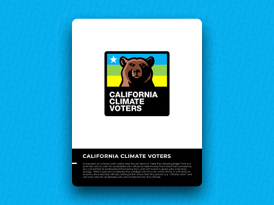 california climate voters brand design icon logo logotype