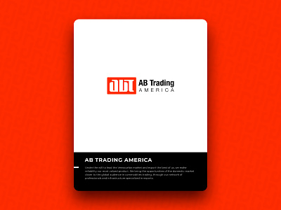 AB Trading America brand design icon logo logotype
