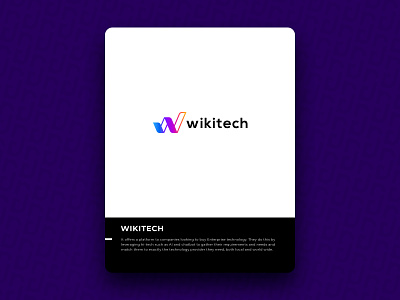 wikitech brand branding design icon logo logotype