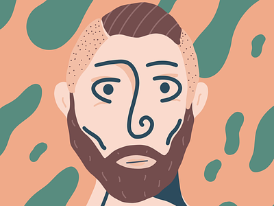 Portrait of Cory Taylor Cox illustration illustrator ipad pro portrait portrait swap procreate