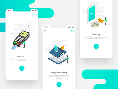 Onboarding Illustrations application cards design illustrations interaction ios iphone payment product registration ui ux