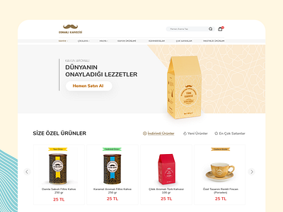 Coffee Ecommerce Web Design