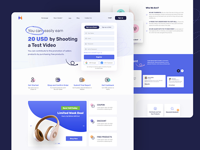 Landing Page Design