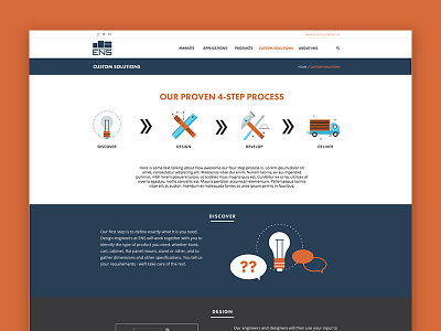 Engineering Website Design branding design layout typography ux web website